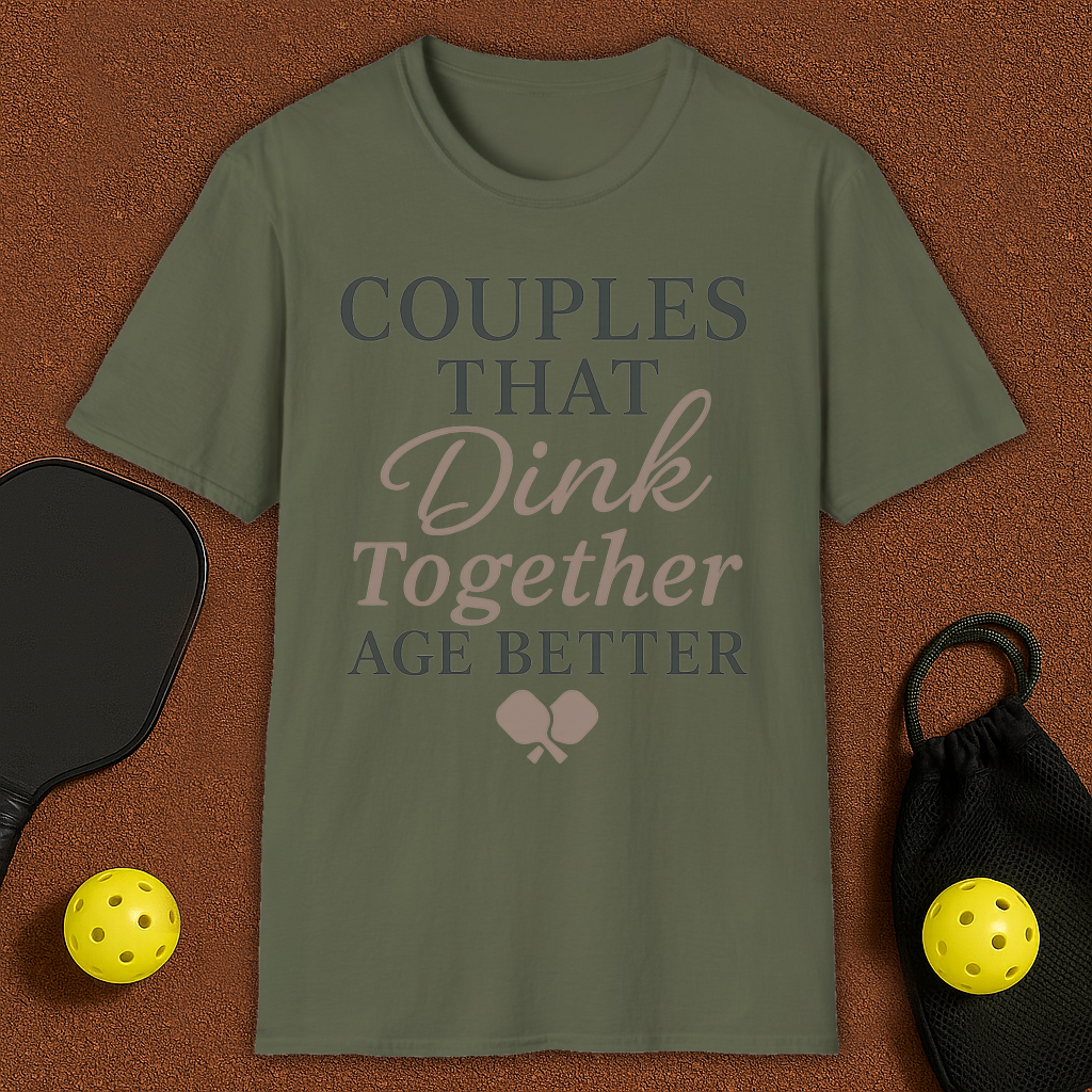 Couples that Dink Together Pickleball T-Shirt