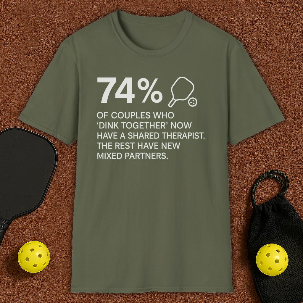 Mixed Couples Same Therapist Pickleball T-Shirt