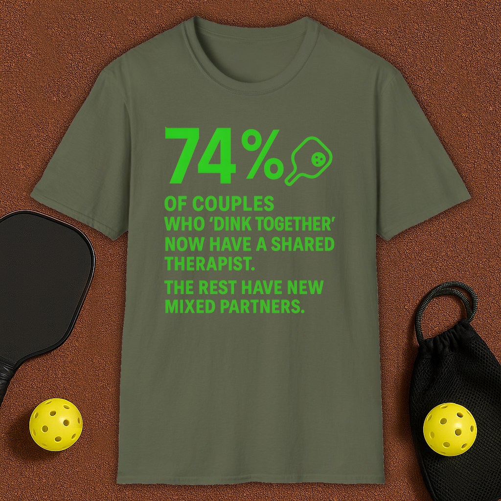 Couples Who Dink Need Therapist Pickleball T-Shirt
