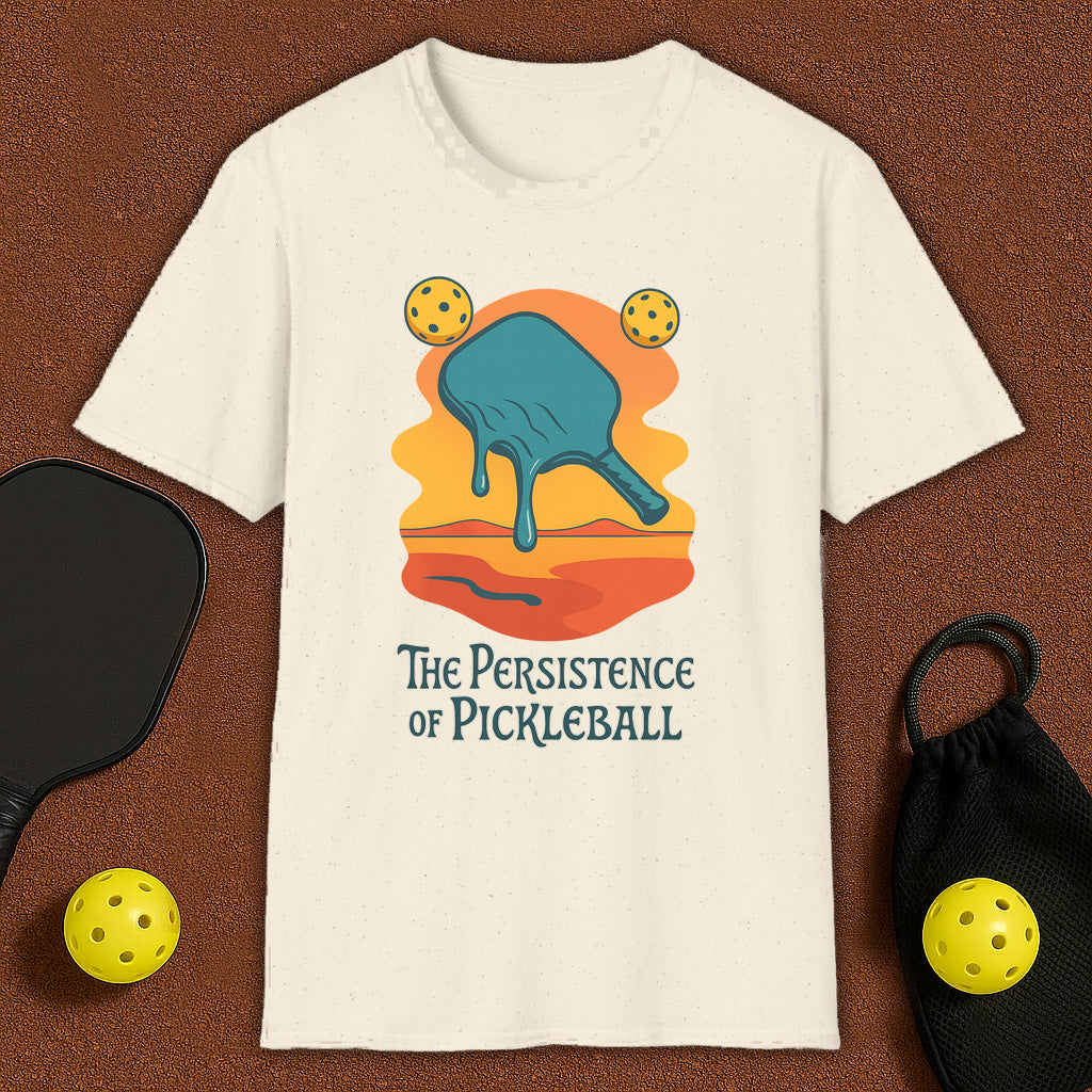 Salvador Dali Style Pickleball T-Shirt