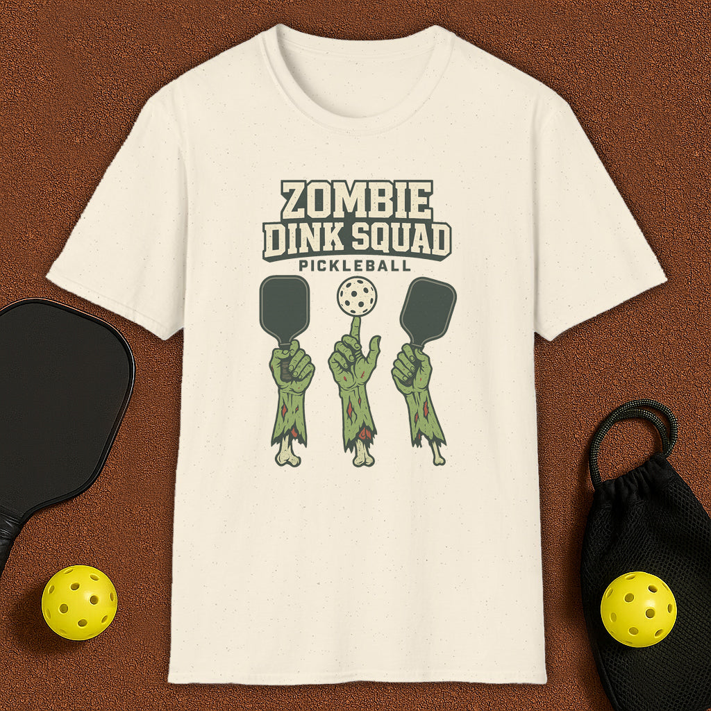Zombie Squad Haloween Pickleball T-Shirt