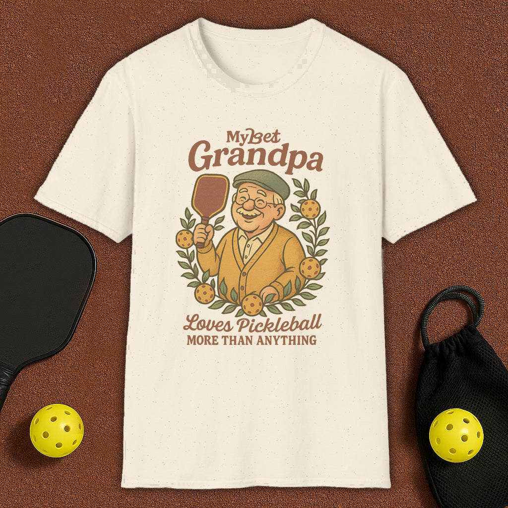 My Best Grandpa Pickleball T-Shirt