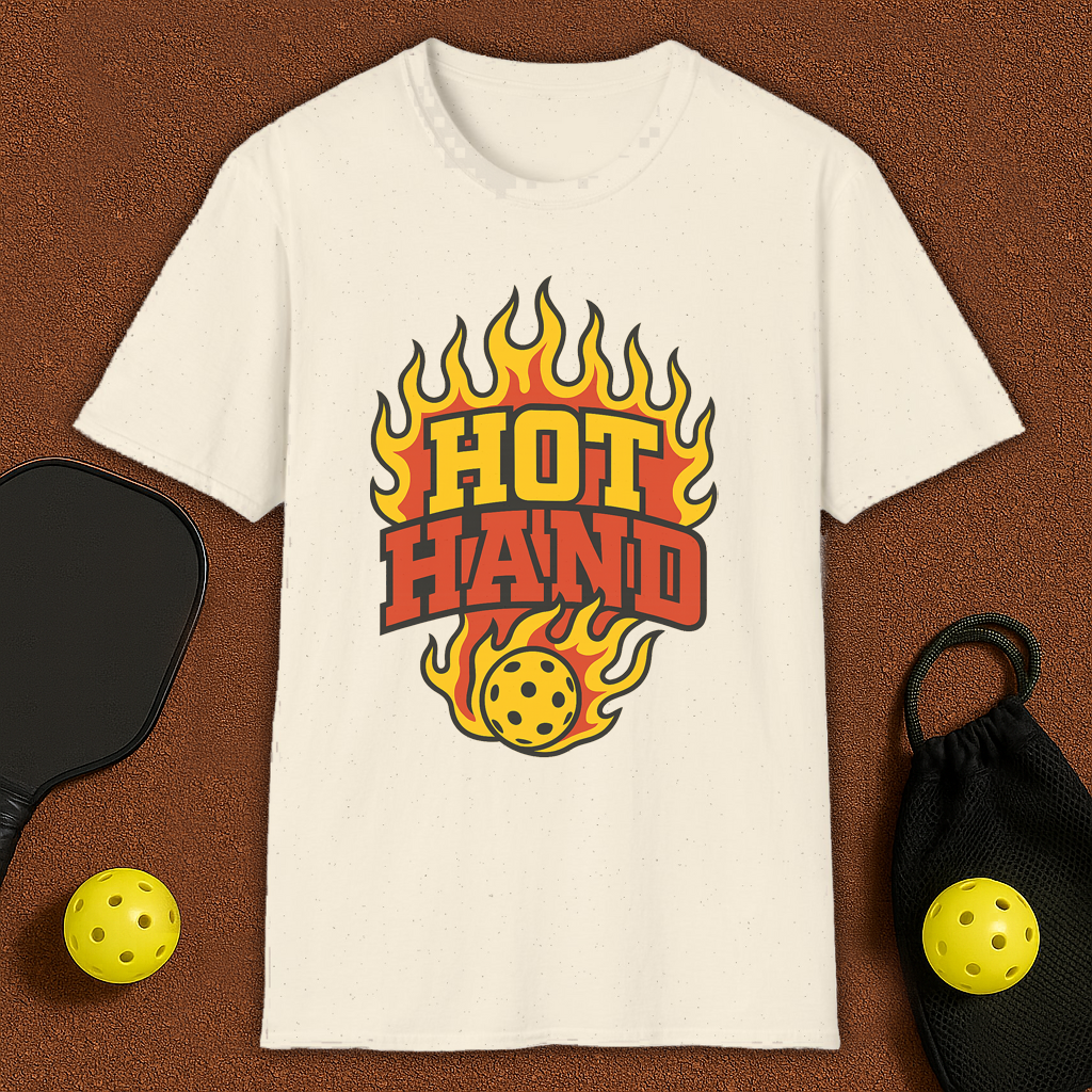 Hot Hand Flames Pickleball T-Shirt