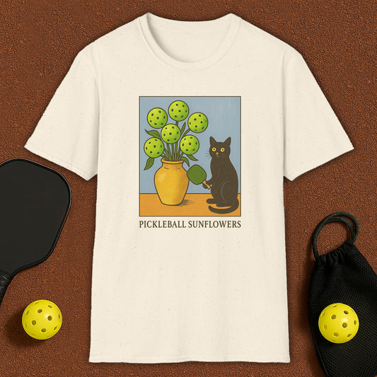 Sunflowers Haloween Pickleball T-Shirt