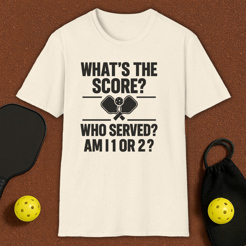 Who Served First?! Pickleball T-Shirt