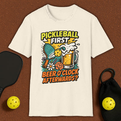 Beer O'Clock After Pickleball T-Shirt