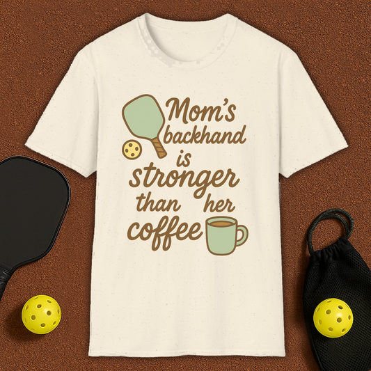 Mom's Backhand Pickleball T-Shirt