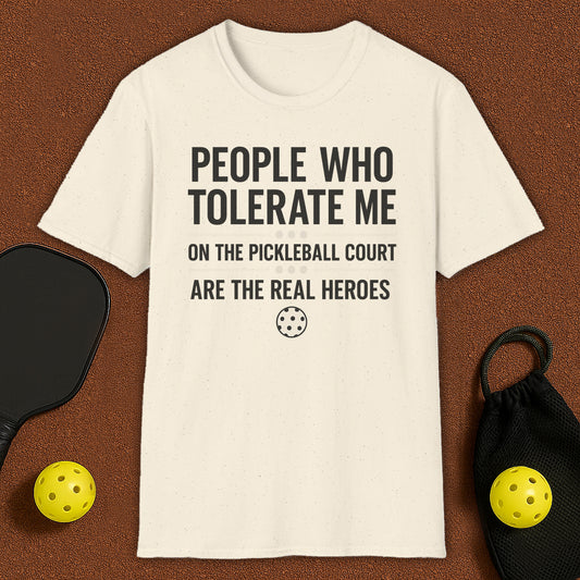 People who tolerate me MVP Pickleball T-Shirt