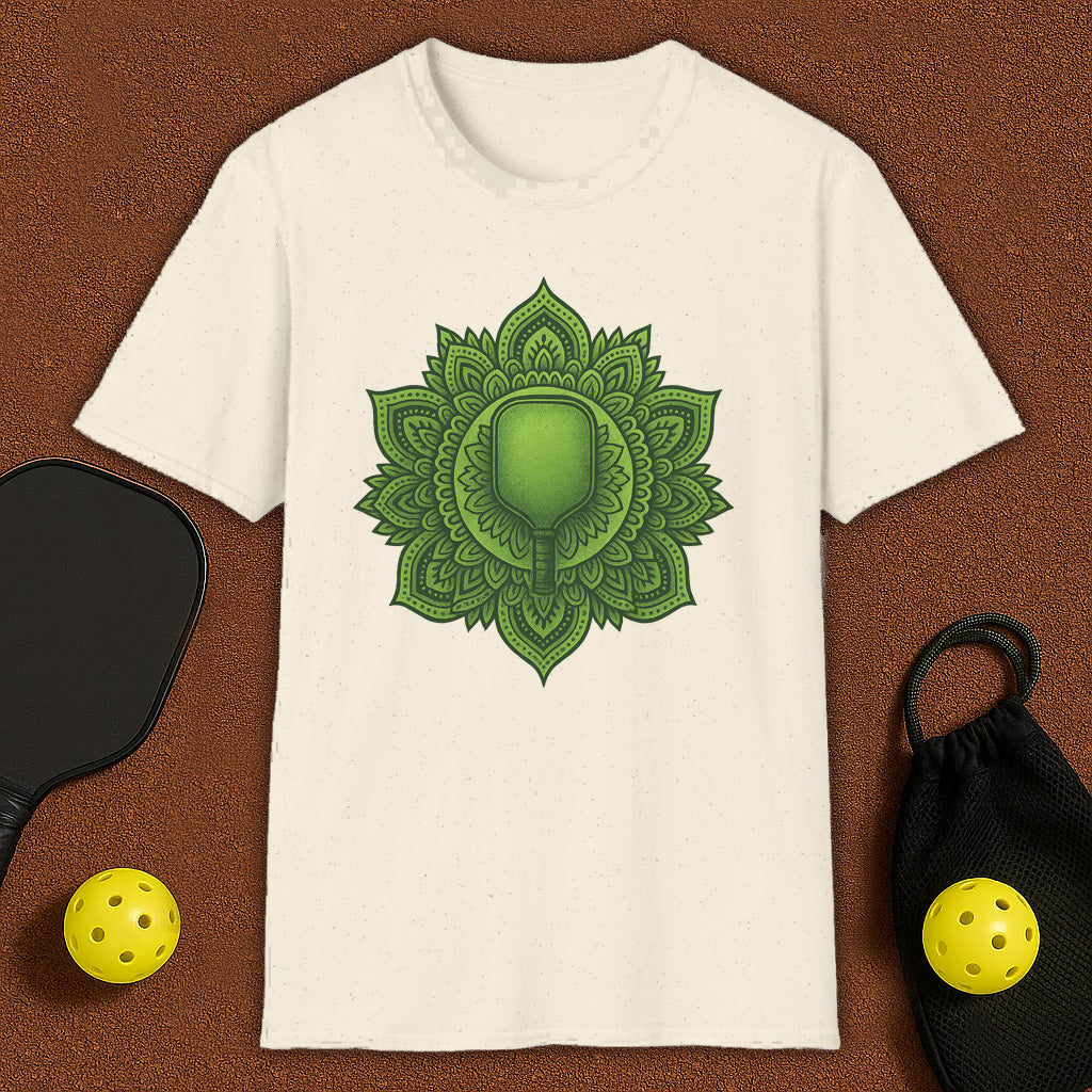 Pickle Mandala Yoga Pickleball T-Shirt