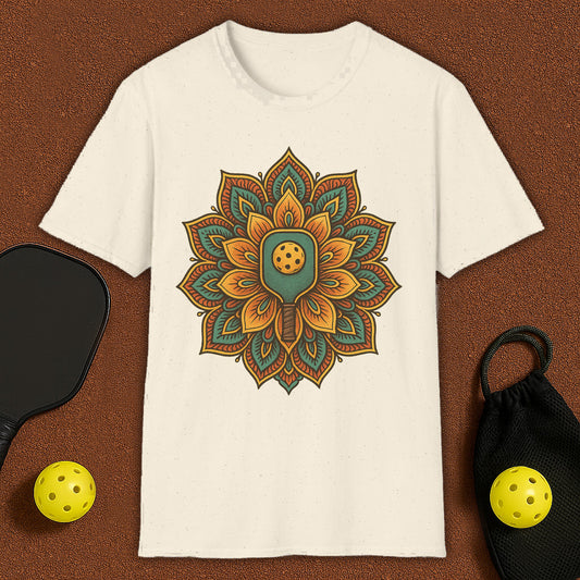 Colorfull Mandala Yoga Pickleball T-Shirt