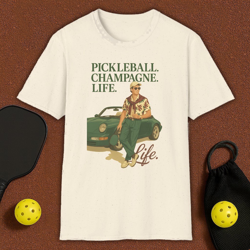 Shampagne, Life, Pickleball T-Shirt