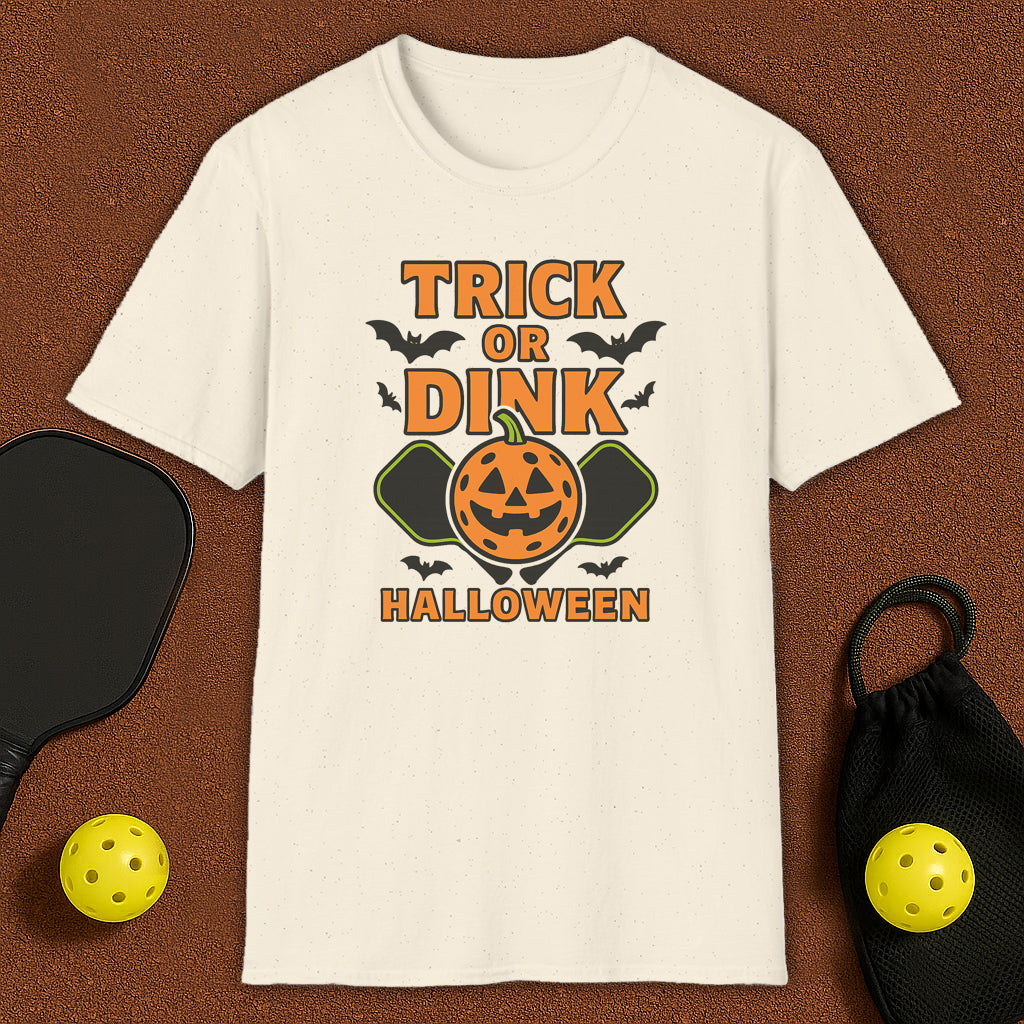 Trick Or Dink Haloween Pickleball T-Shirt
