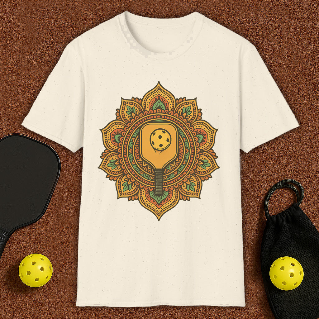 Colorflull Mandala Yoga Pickleball T-Shirt