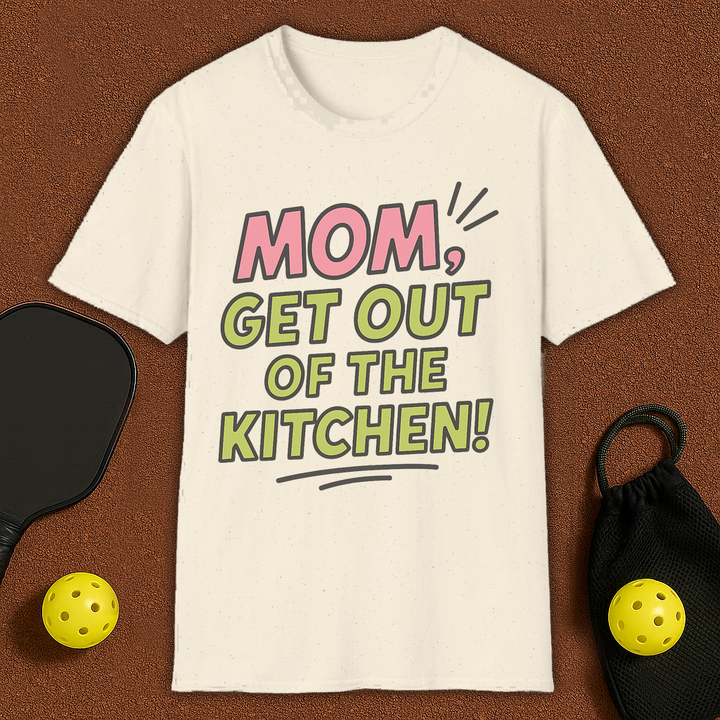Pickleball Mom Off The Kitchen T-Shirt