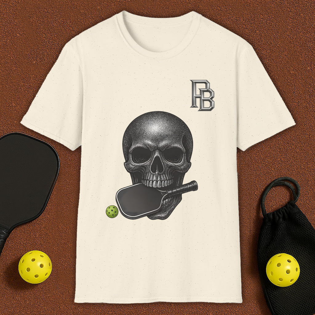 PB Skull Designer Pickleball T-Shirt