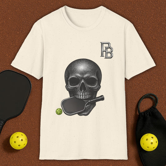 PB Skull Designer Pickleball T-Shirt