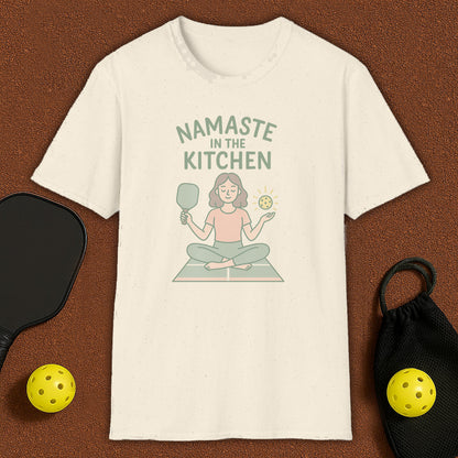 Namaste in the Kitchen Meditation Pickleball T-Shirt
