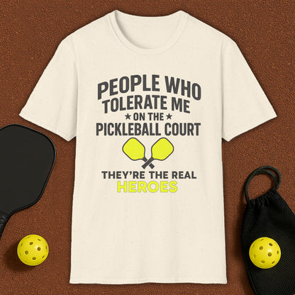 Who Tolerate Me Pickleball T-Shirt