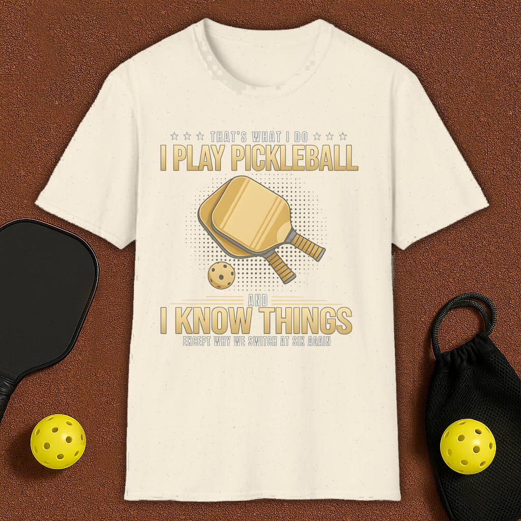 WHY WE SWITCH AT SIX AGAIN Pickleball T-Shirt