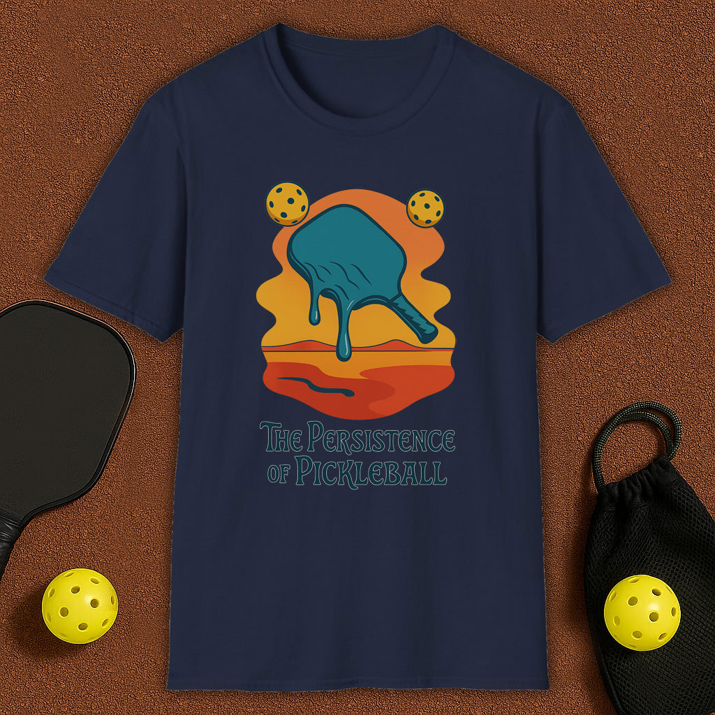 Salvador Dali Style Pickleball T-Shirt