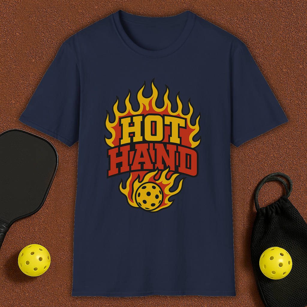 Hot Hand Flames Pickleball T-Shirt