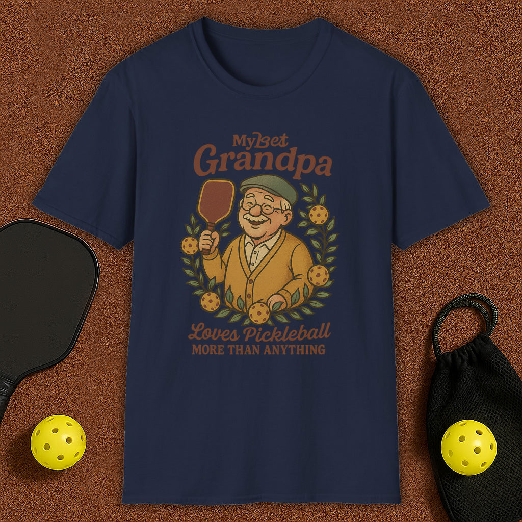 My Best Grandpa Pickleball T-Shirt