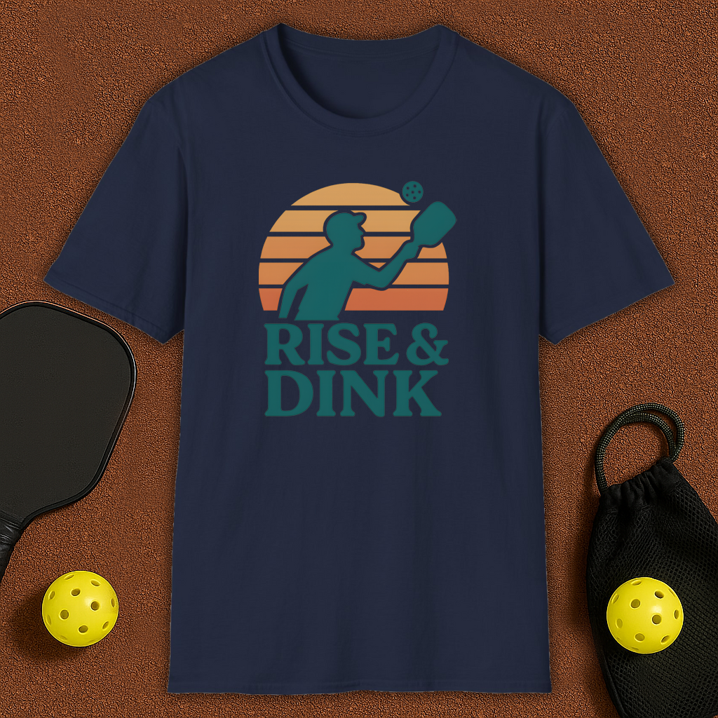 Morning Dinker Rise & Dink Pickleball T-Shirt