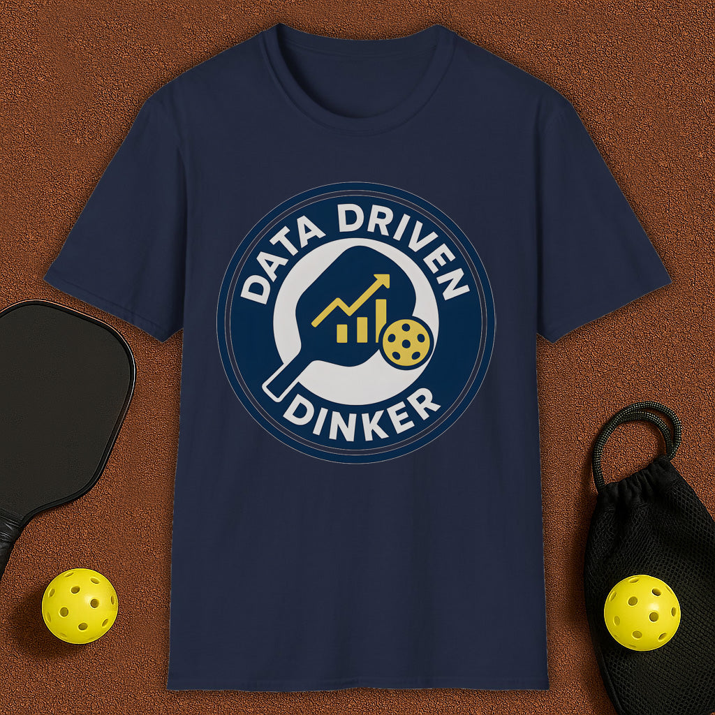 Data Driven Dinker Pickleball T-Shirt