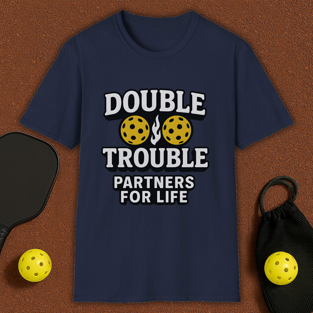 Double Trouble Partners Pickleball T-Shirt