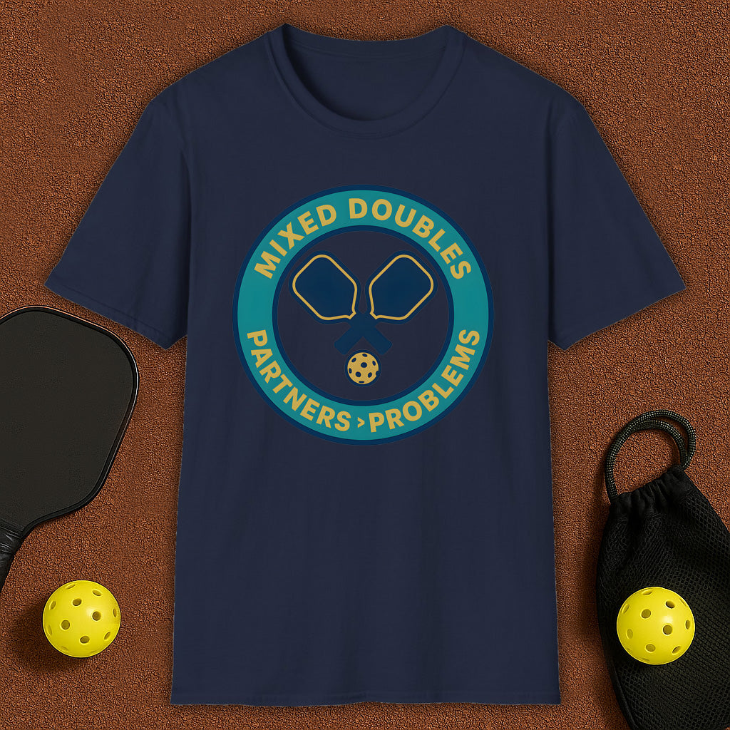 Mixed Doubles Pickleball T-Shirt