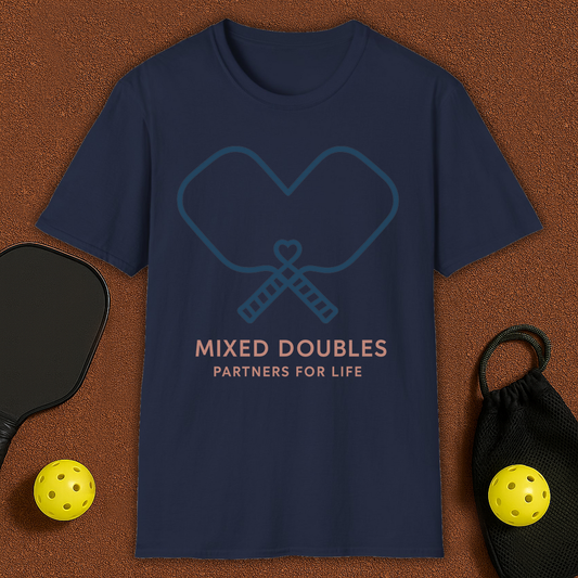 Mixed Doubles Pickleball T-Shirt