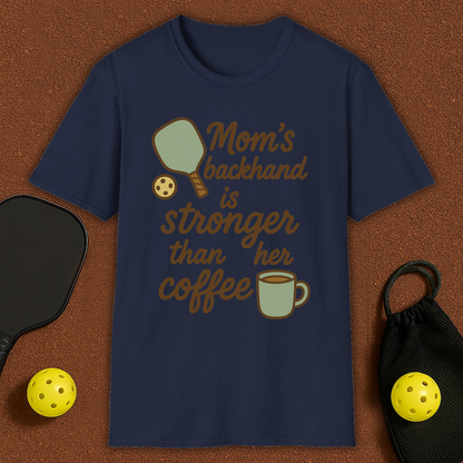 Mom's Backhand Pickleball T-Shirt