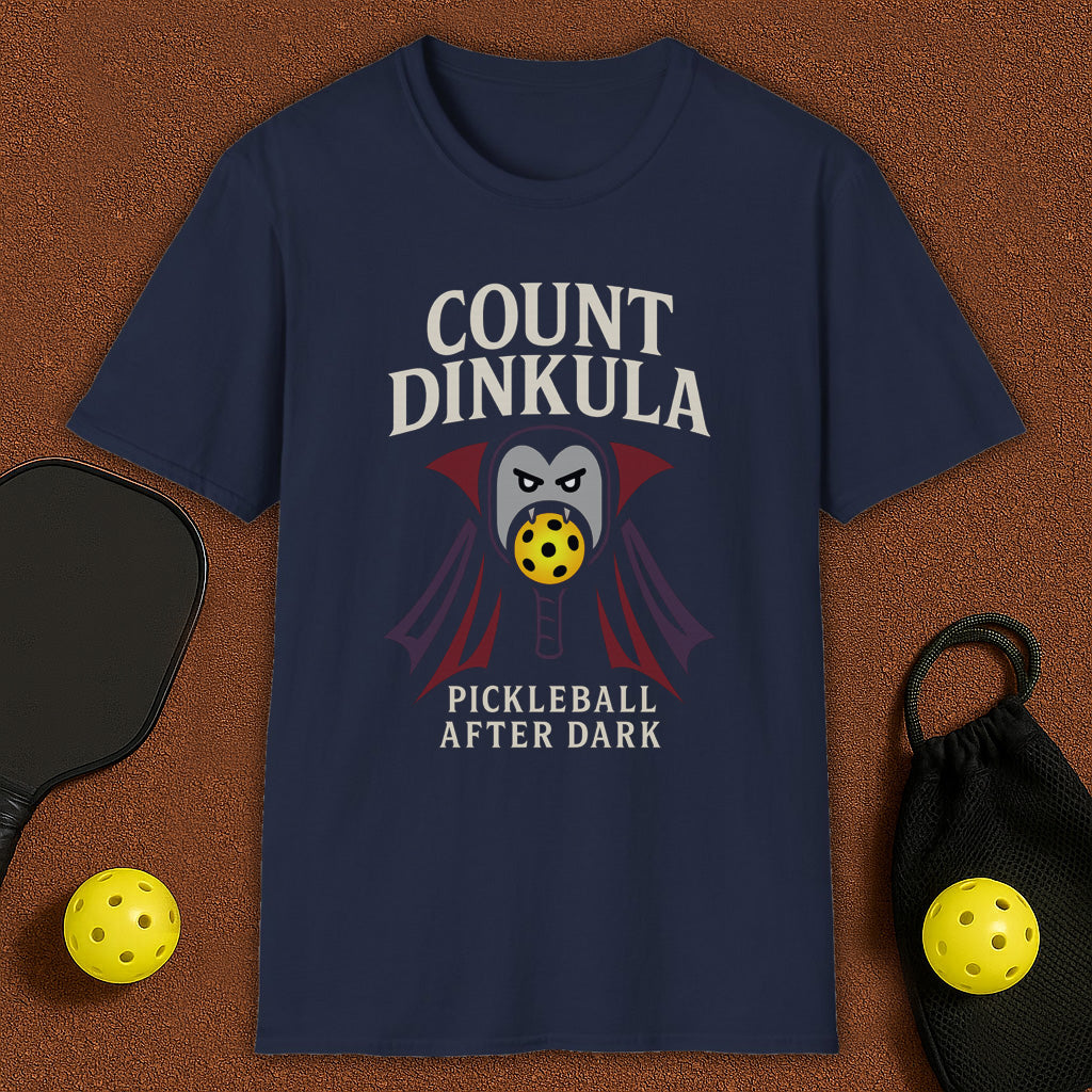 Haloween Dinkula Pickleball T-Shirt