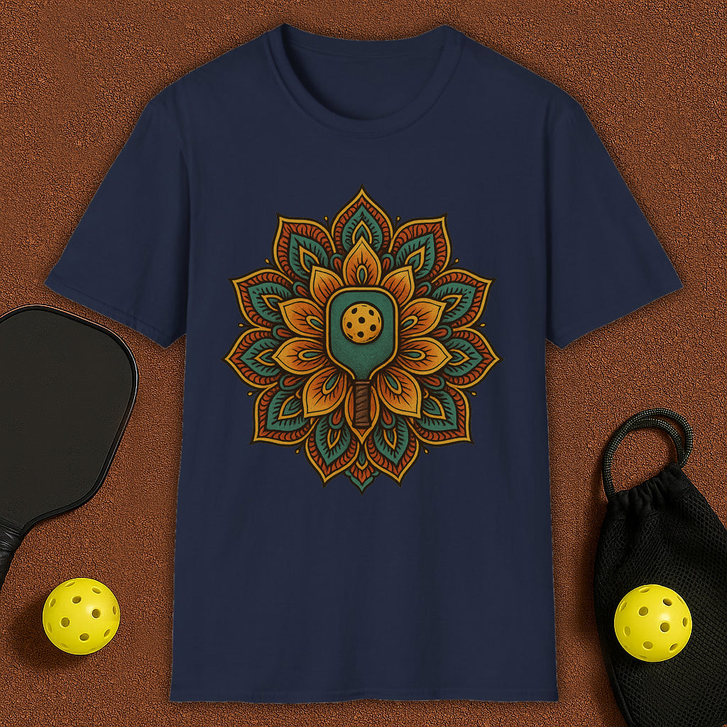 Colorfull Mandala Yoga Pickleball T-Shirt