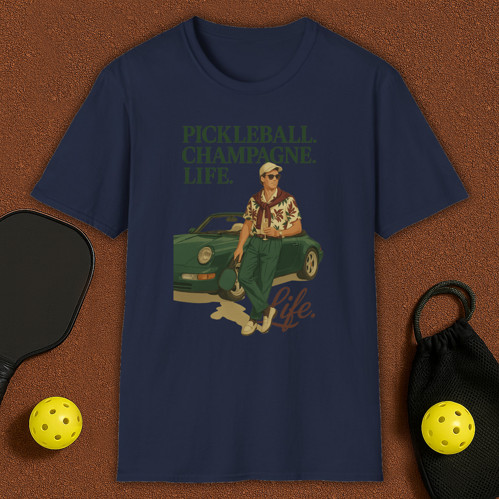 Shampagne, Life, Pickleball T-Shirt