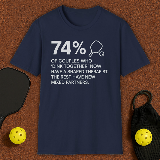 Mixed Couples Same Therapist Pickleball T-Shirt