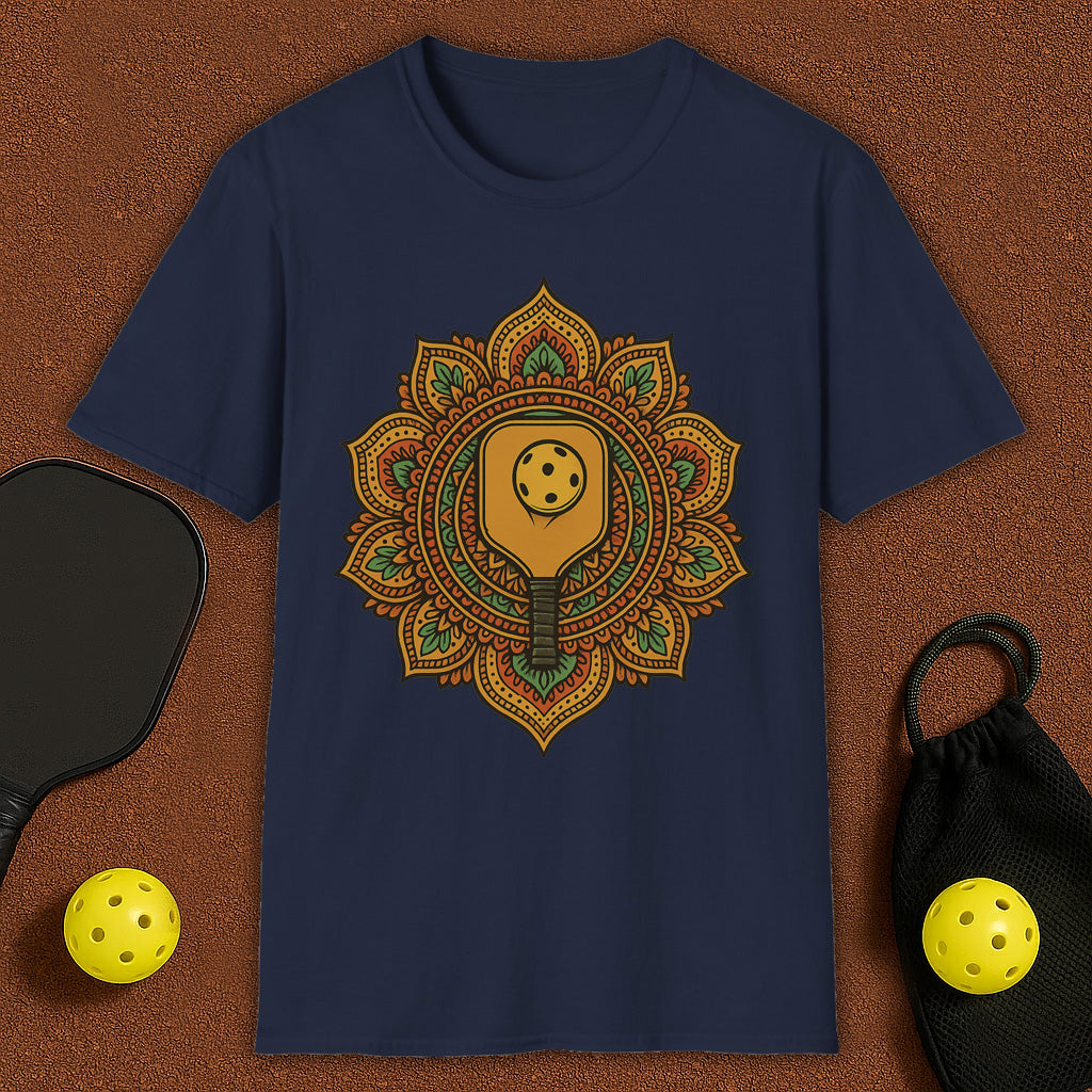 Colorflull Mandala Yoga Pickleball T-Shirt