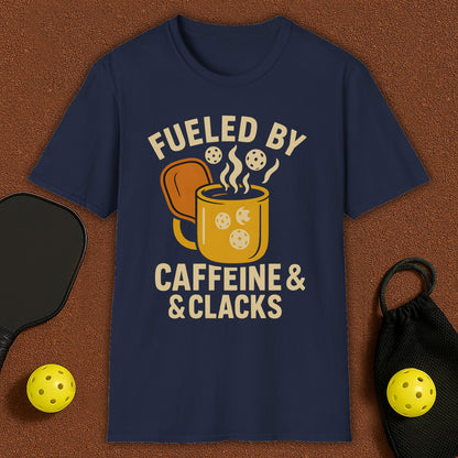 Fueled by Caffeine & Clacks T-Shirt