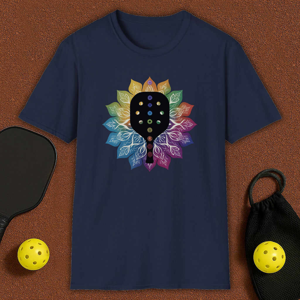 Meditaion Mandala Yoga Pickleball T-Shirt