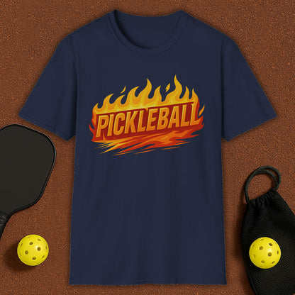 Pickleball Flames T-Shirt