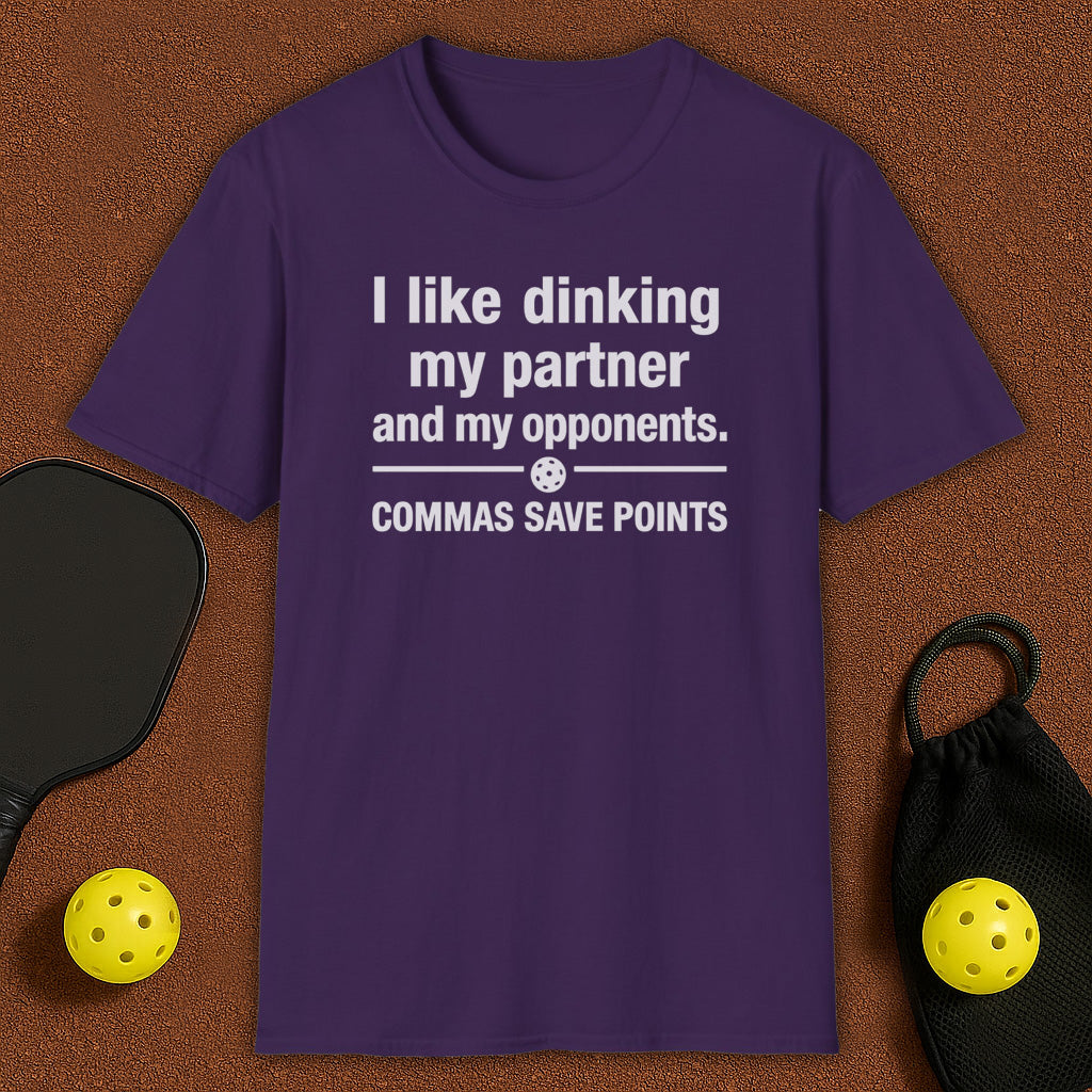 Commas Saves Pickleball T-Shirt
