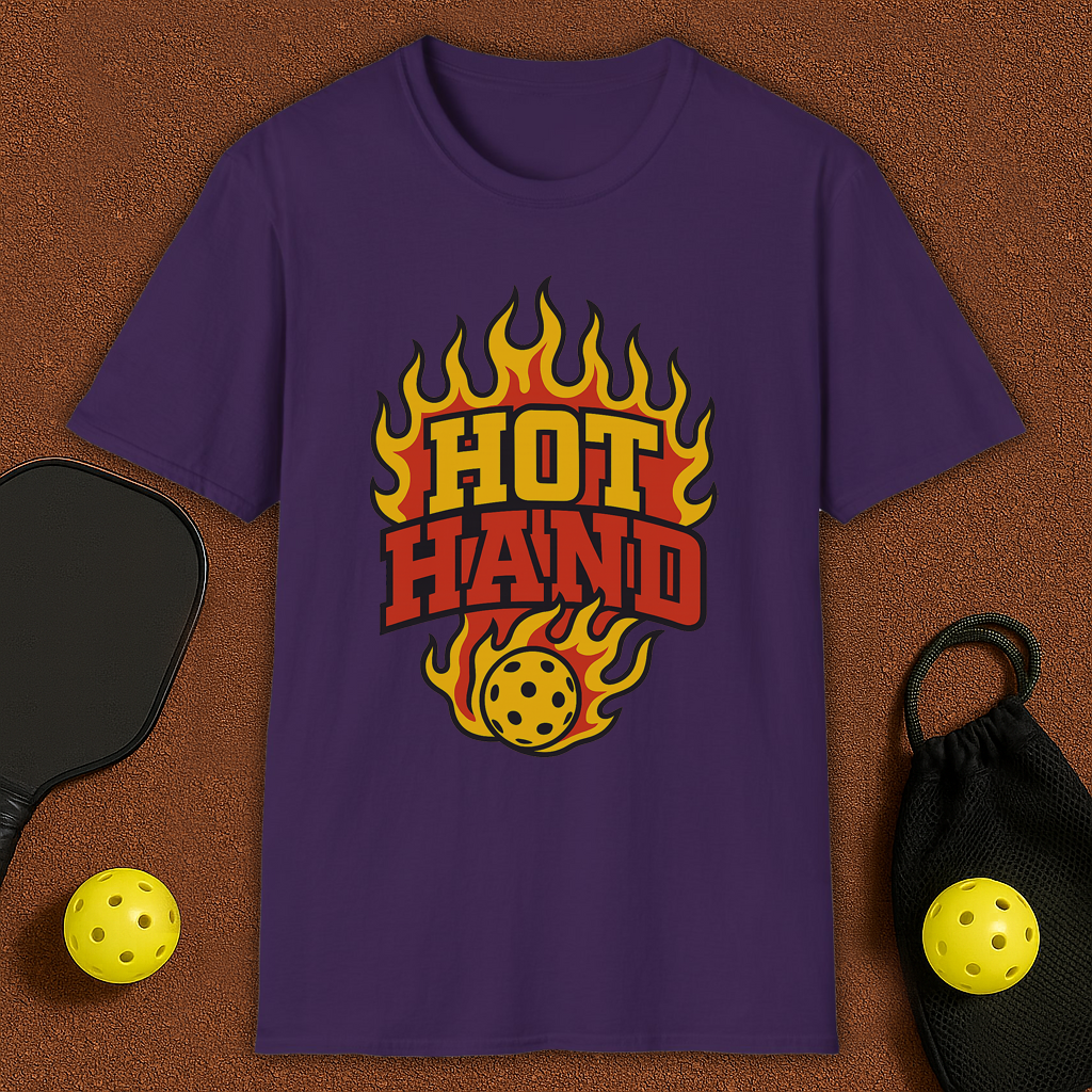 Hot Hand Flames Pickleball T-Shirt