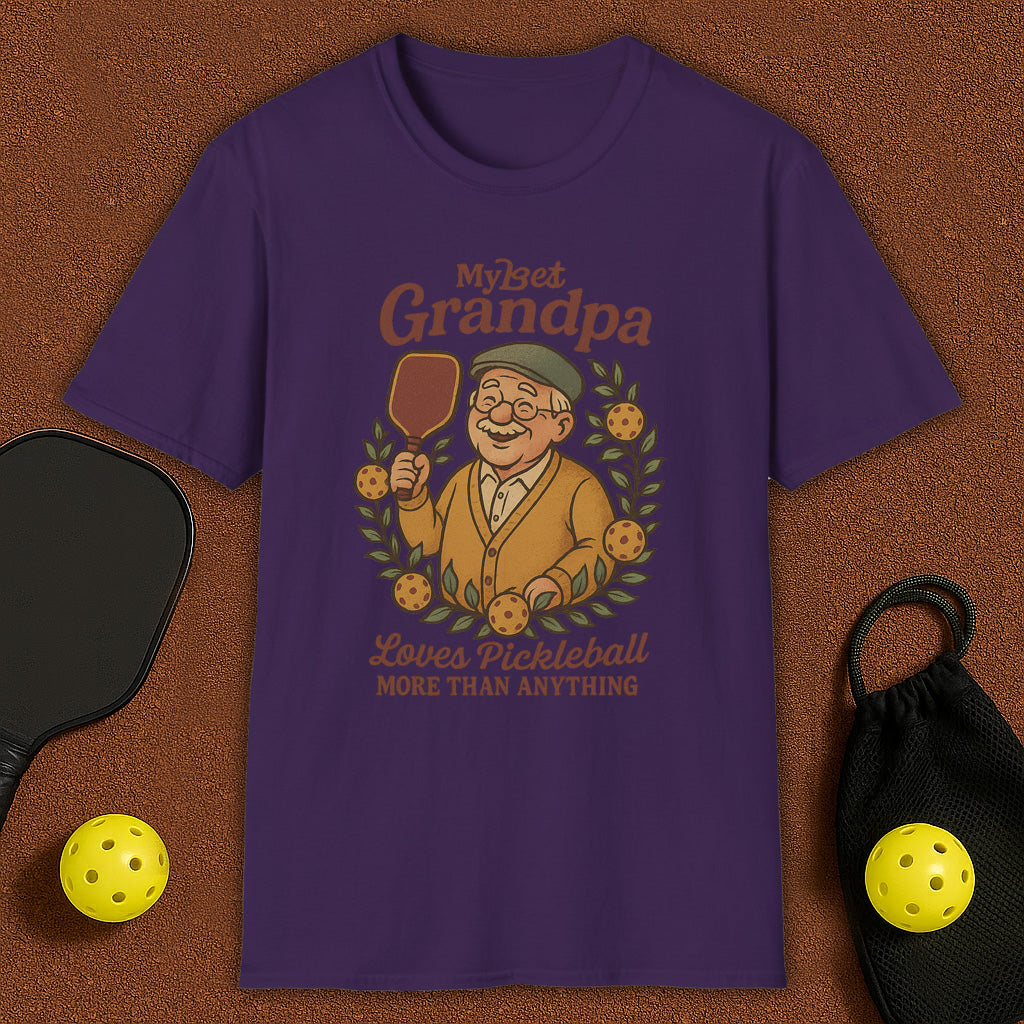My Best Grandpa Pickleball T-Shirt