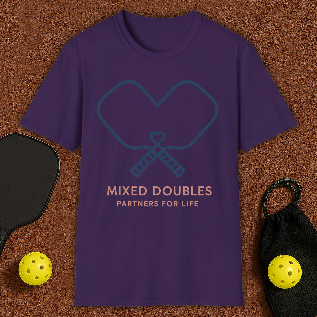 Mixed Doubles Pickleball T-Shirt