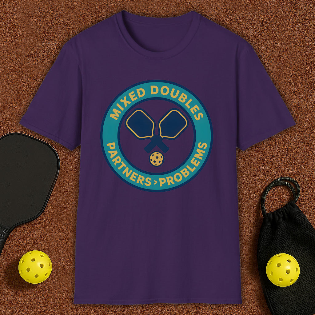Mixed Doubles Pickleball T-Shirt