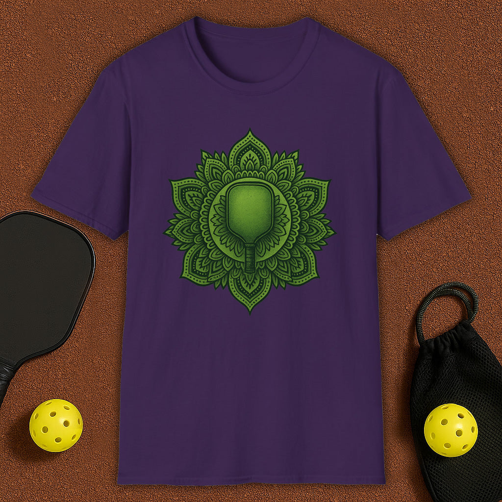 Pickle Mandala Yoga Pickleball T-Shirt