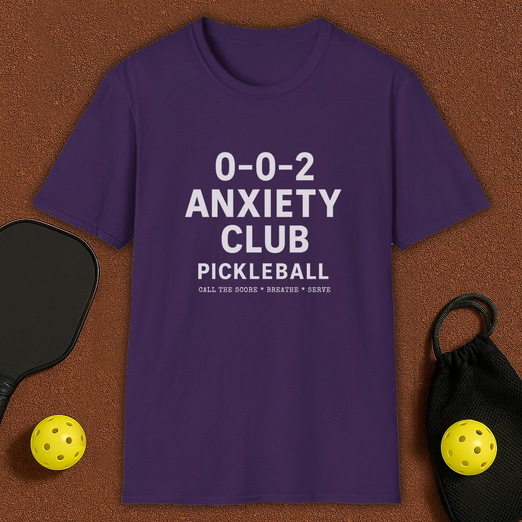 ANXIETY CLUB Pickleball T-Shirt
