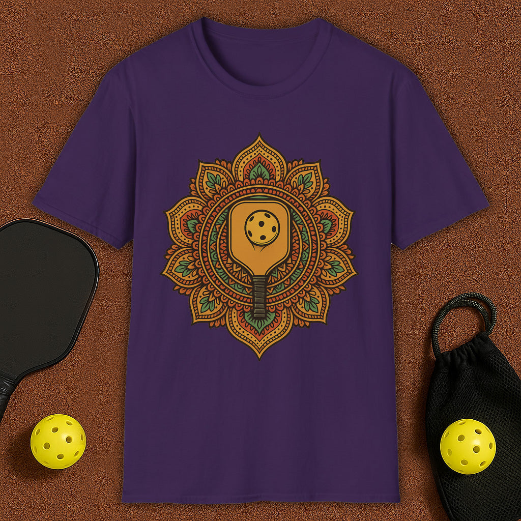 Colorflull Mandala Yoga Pickleball T-Shirt