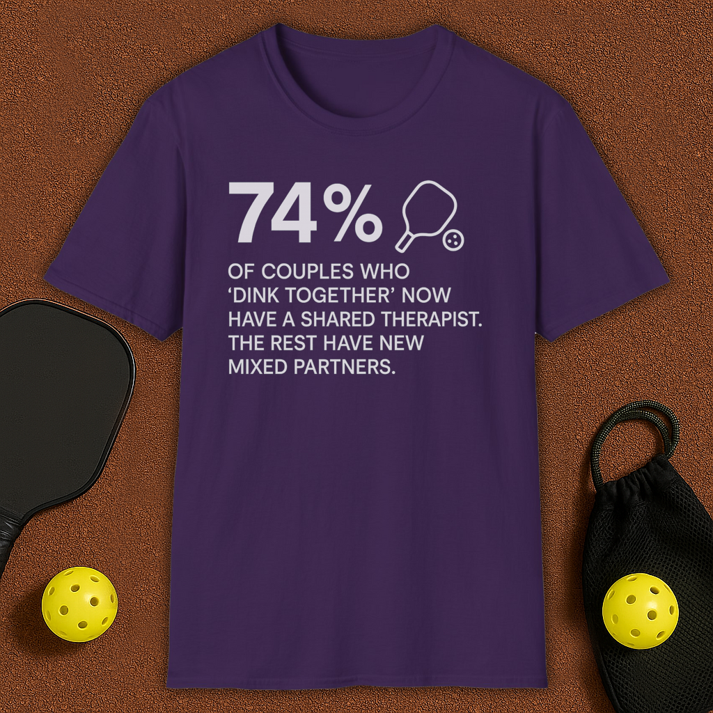 Mixed Couples Same Therapist Pickleball T-Shirt