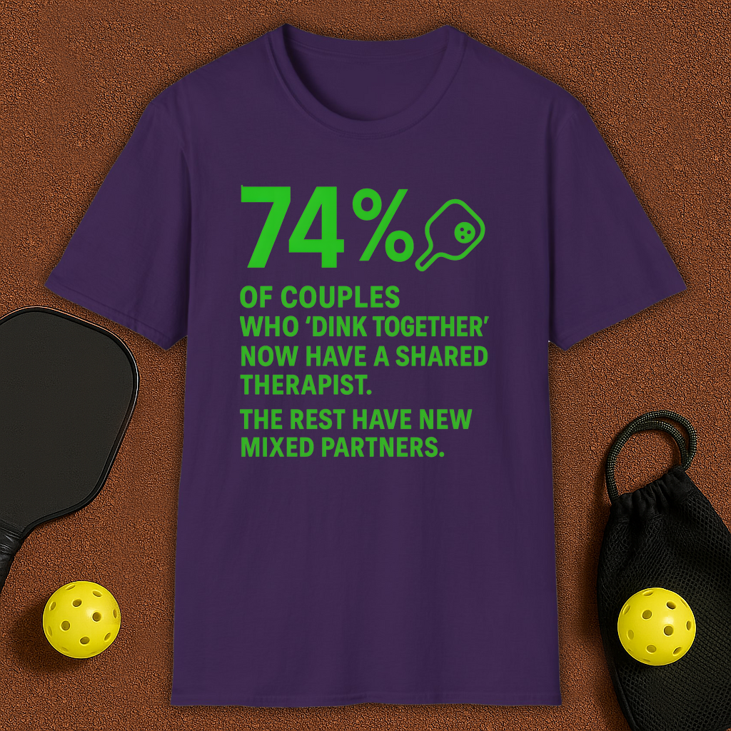 Couples Who Dink Need Therapist Pickleball T-Shirt